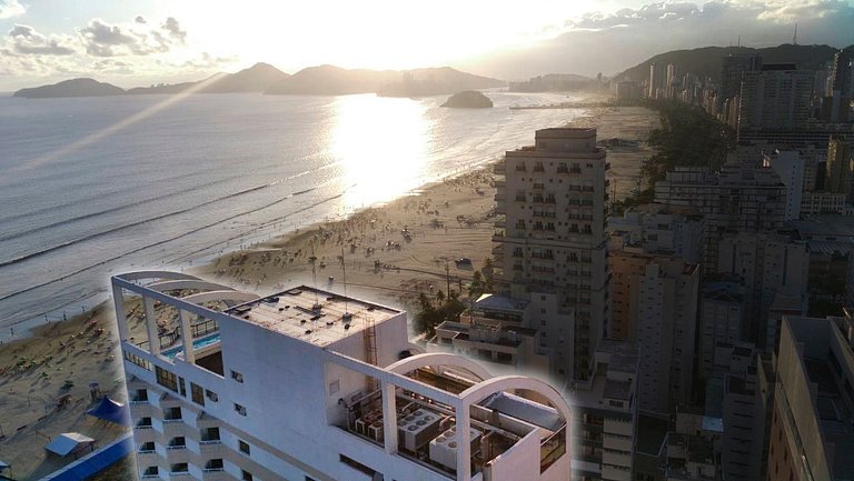 SHB - Frente a praia com vista mar