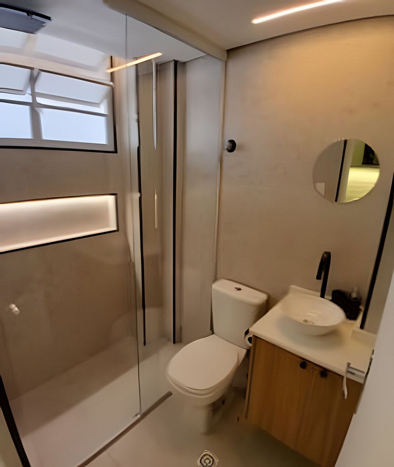 SHB • 2 min Praia | Comércios | Segurança