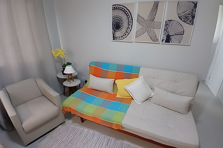 SHB • 2 min da Praia | Segurança | Conforto