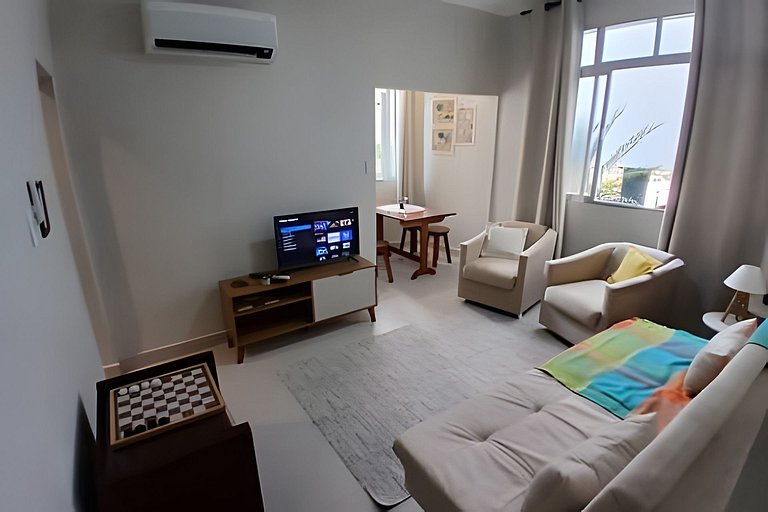 SHB • 2 min da Praia | Segurança | Conforto