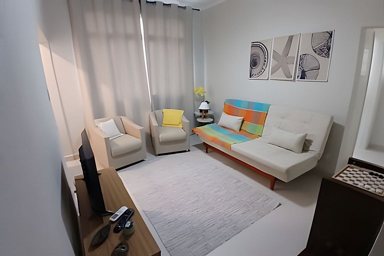 SHB • 2 min da Praia | Segurança | Conforto