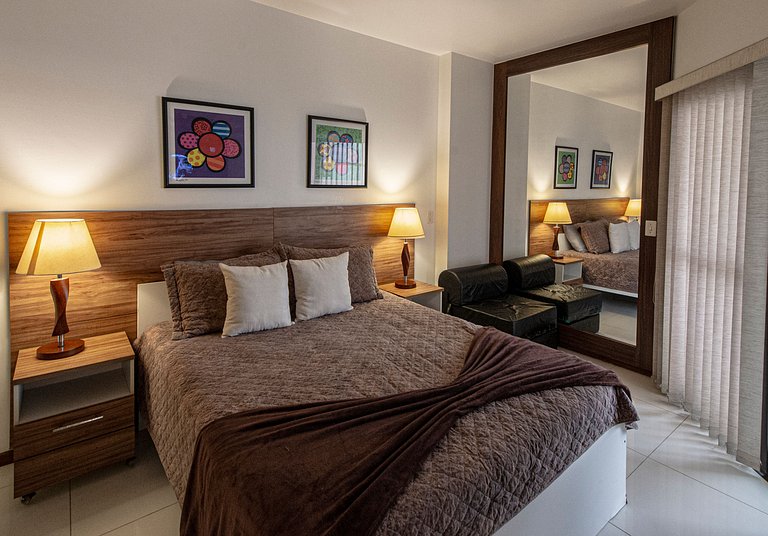 SHB - Elegante apto com vista mar no Gonzaga