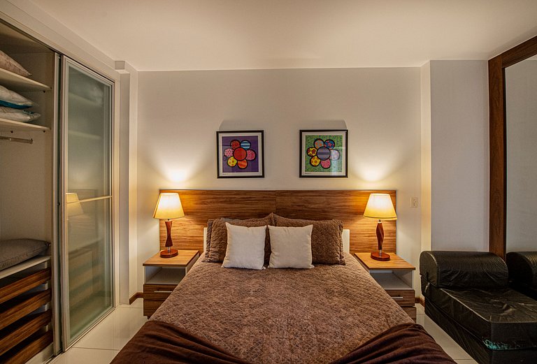 SHB - Elegante apto com vista mar no Gonzaga