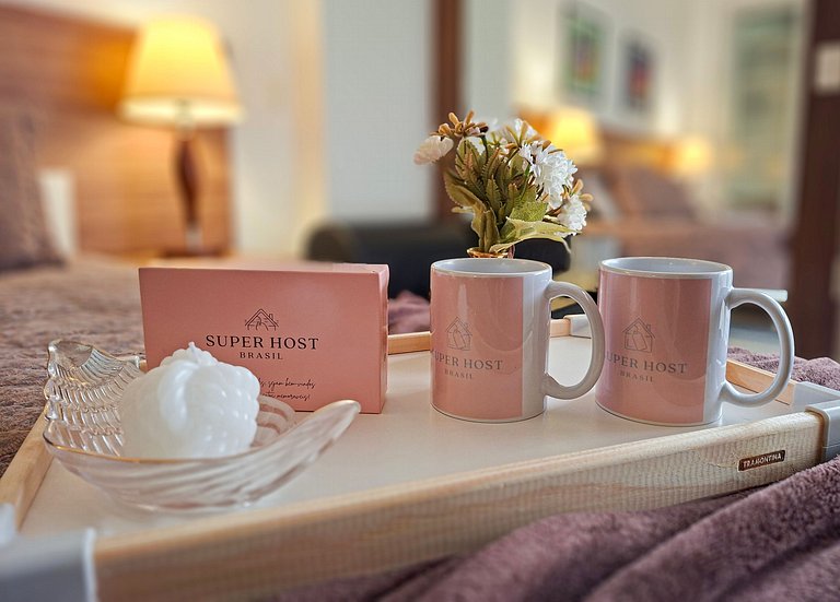 SHB - Elegante apto com vista mar no Gonzaga