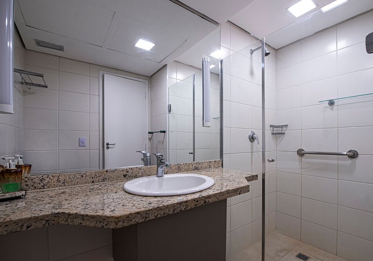 SHB - Magnífica vista ao mar no Gonzaga em Santos