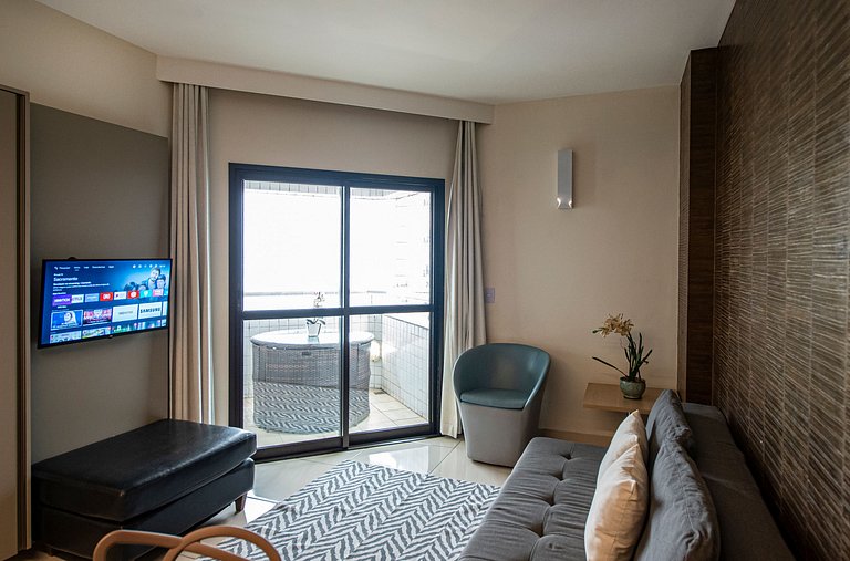 SHB - Magnífica vista ao mar no Gonzaga em Santos