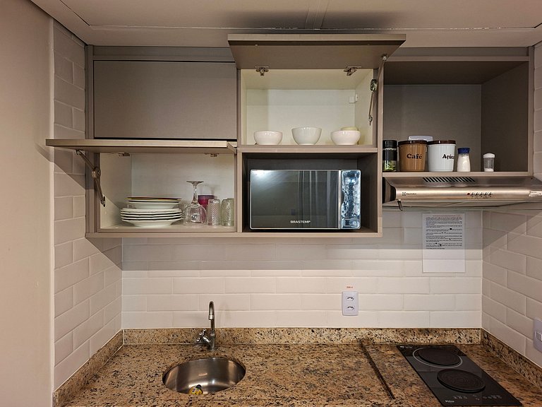 SHB - Magnífica vista ao mar no Gonzaga em Santos