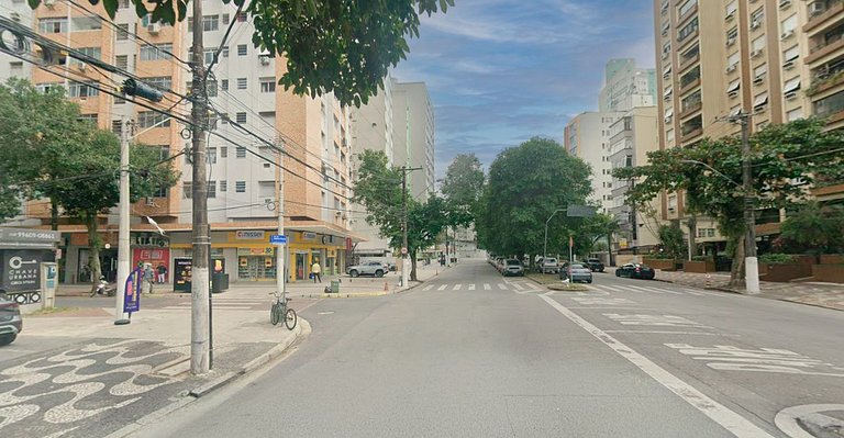 SHB • 2 min Praia | Comércios | Segurança