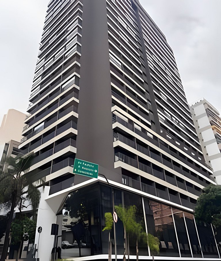 SHB - Studio incrível a 3 min da Paulista