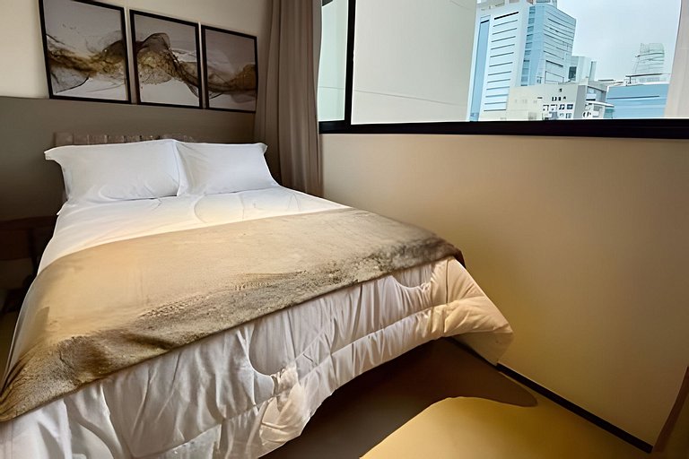 SHB - Studio incrível a 3 min da Paulista