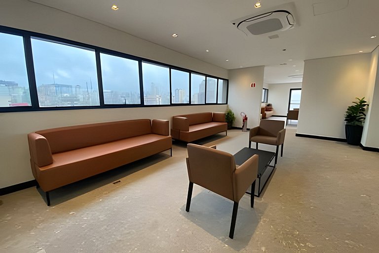 SHB - Studio incrível a 3 min da Paulista