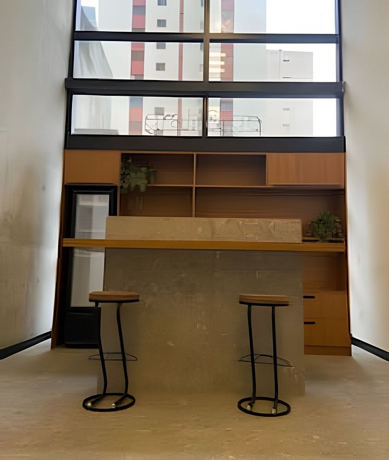 SHB - Studio incrível a 3 min da Paulista