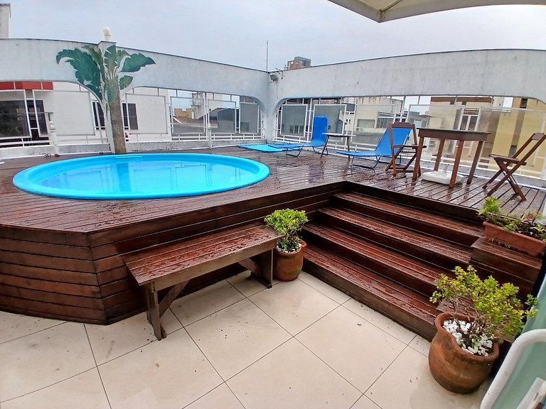 SHB • Cobertura | Piscina Privativa | Churrasco