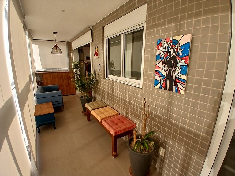 SHB • Ocean View | Varanda | Praia do Gonzaga