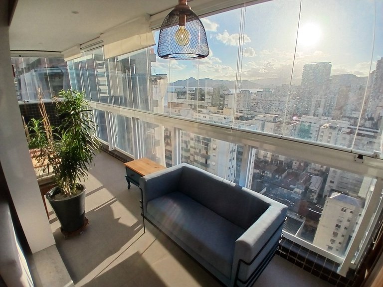 SHB • Ocean View | Varanda | Praia do Gonzaga