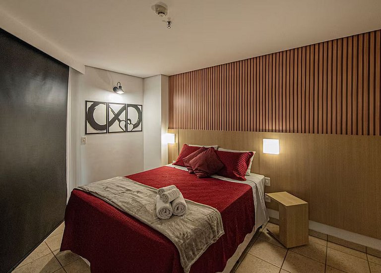 SHB - Frente mar | Flat adaptado | Piscina