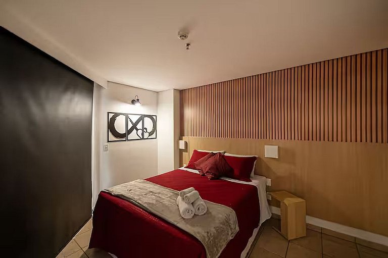 SHB - Frente mar | Flat adaptado | Piscina