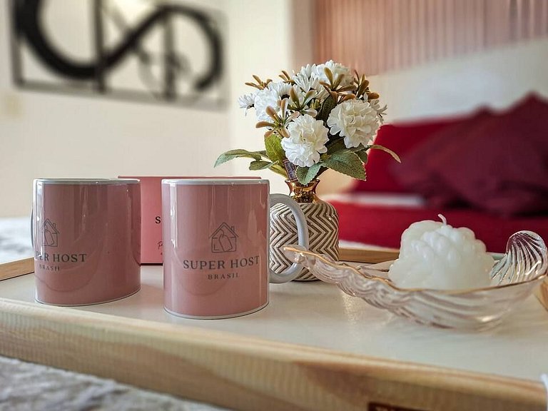 SHB - Frente mar | Flat adaptado | Piscina