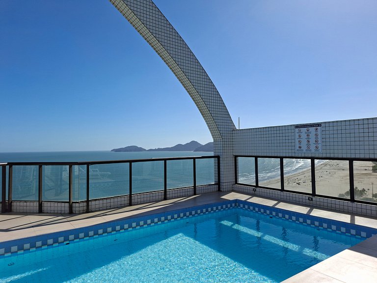 SHB - Beachfront: Varanda, Piscina e Por do Sol