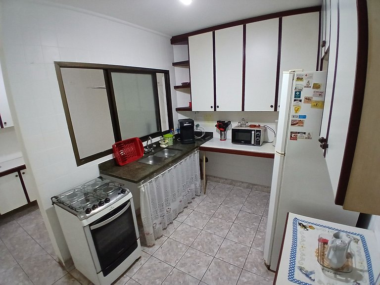 SHB • Churrasco | Piscina | 1 Quadra da Praia