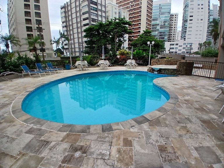 SHB • Churrasco | Piscina | 1 Quadra da Praia