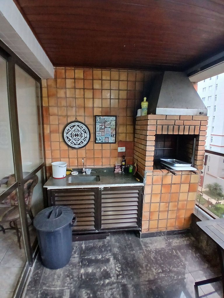 SHB • Churrasco | Piscina | 1 Quadra da Praia