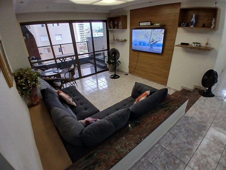 SHB • Churrasco | Piscina | 1 Quadra da Praia