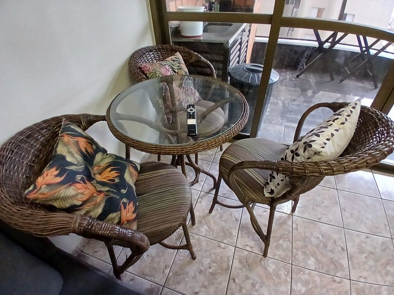 SHB • Churrasco | Piscina | 1 Quadra da Praia