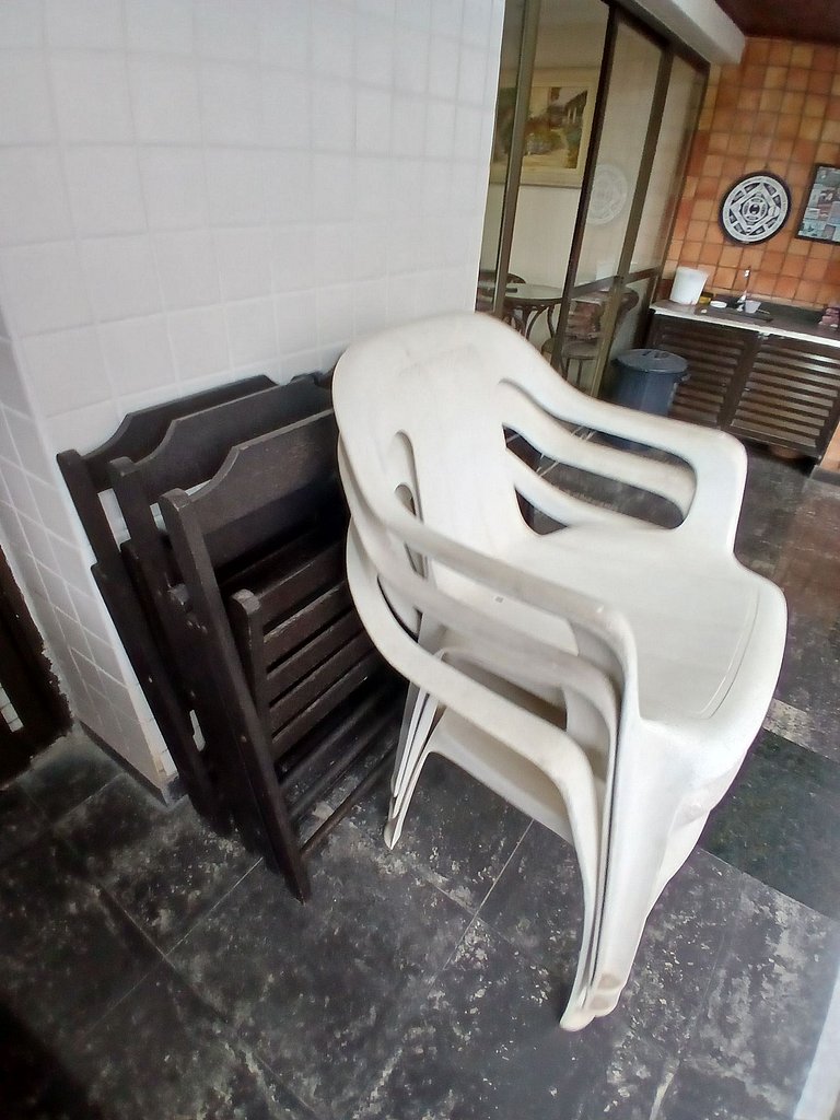 SHB • Churrasco | Piscina | 1 Quadra da Praia