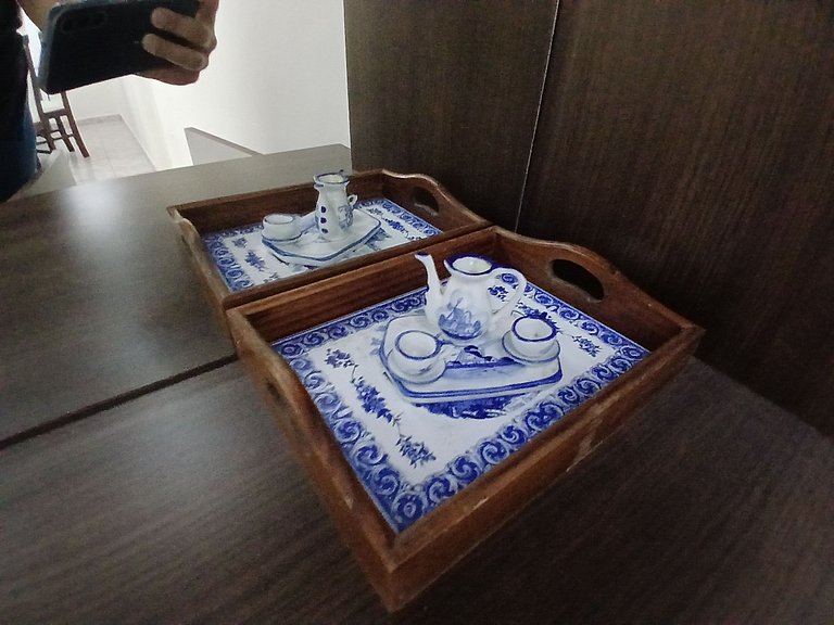 SHB • Churrasco | Piscina | 1 Quadra da Praia