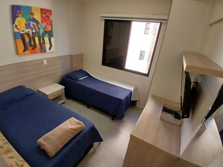 SHB • Lazer Completo | 2min Praia | Pitangueiras