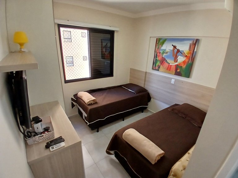 SHB • Lazer Completo | 2min Praia | Pitangueiras