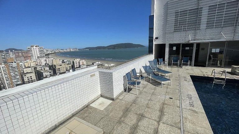 SHB • Gonzaga | Lazer Completo | 200m Praia
