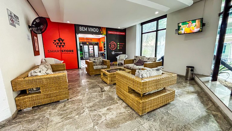 SHB • Lazer Completo | Churrasqueira na Sacada