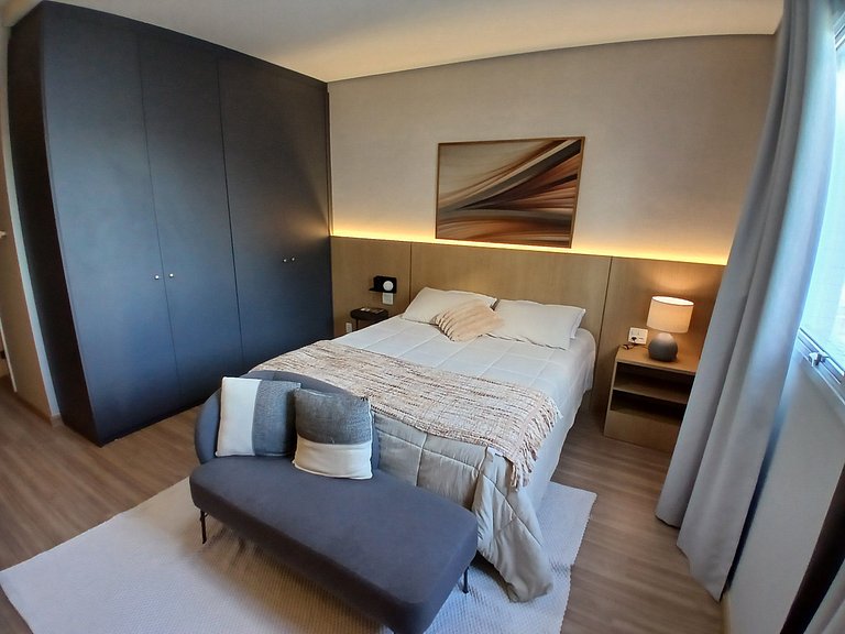 SHB • 200m Praia | Studio Moderno | Gonzaga