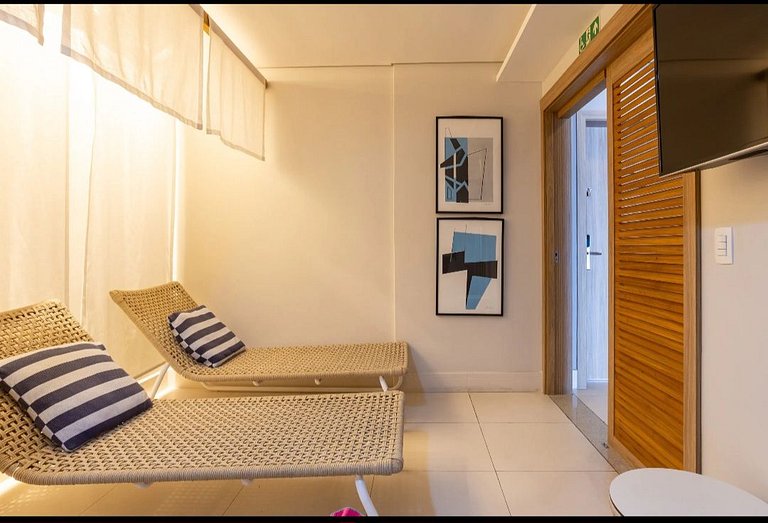 SHB • 200m Praia | Studio Moderno | Gonzaga