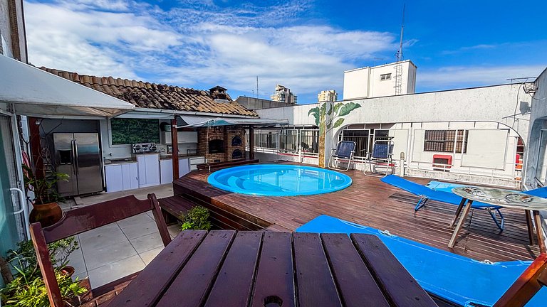 SHB • Cobertura | Piscina Privativa | Churrasco
