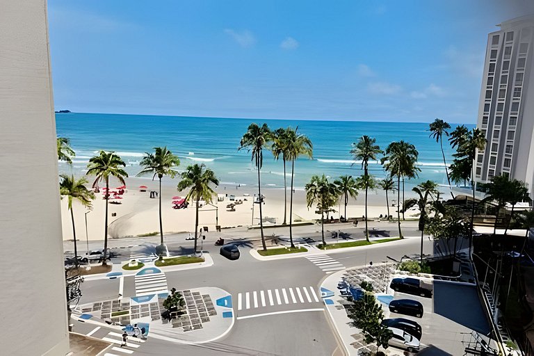 Pé na areia, serv. praia, vista mar - Pitangueiras