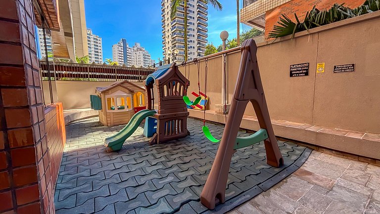 SHB • Churrasco | Piscina | 1 Quadra da Praia