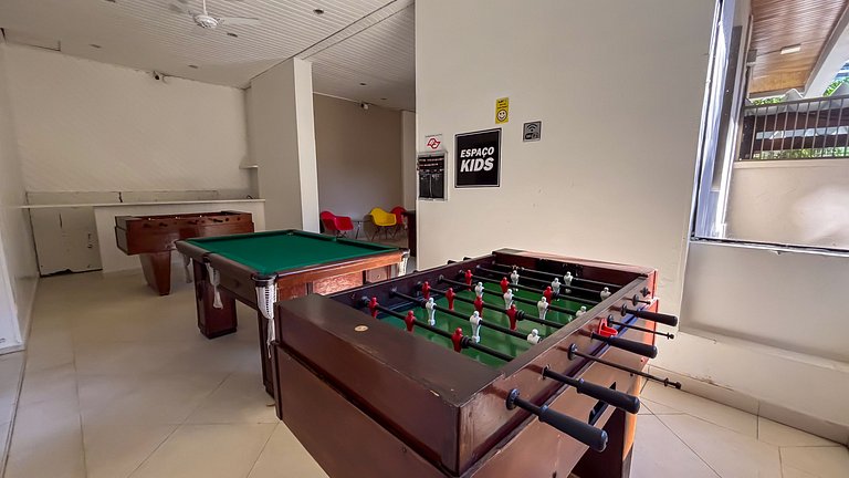 SHB • Churrasco | Piscina | 1 Quadra da Praia