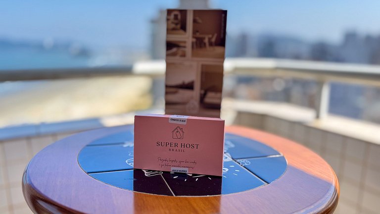 SHB • Pé na Areia | Lazer completo | 2 Suítes