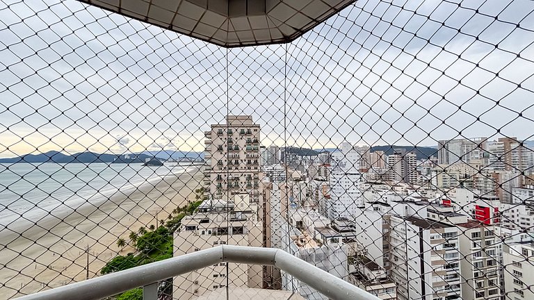 SHB - Magnífica vista ao mar no Gonzaga em Santos