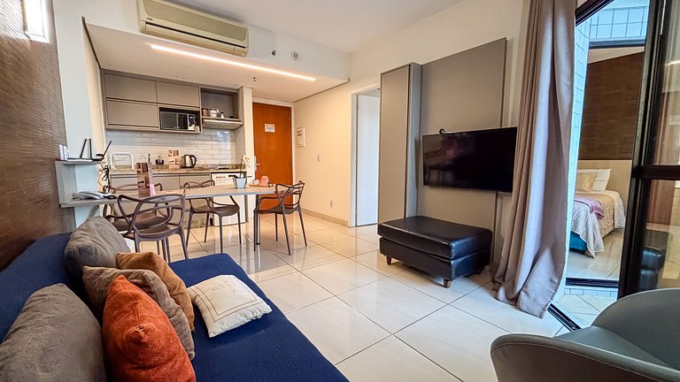 SHB - Magnífica vista ao mar no Gonzaga em Santos
