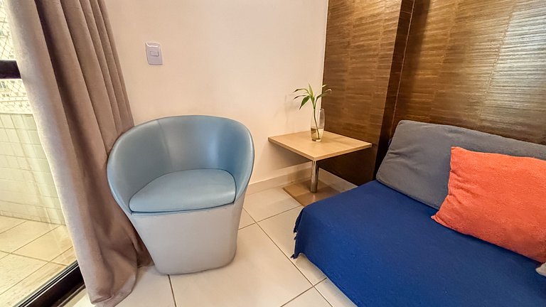 SHB - Magnífica vista ao mar no Gonzaga em Santos