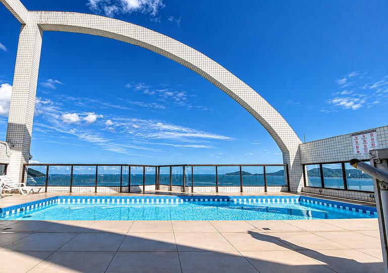 SHB - Pé na Areia, Piscina, Vista Incrível