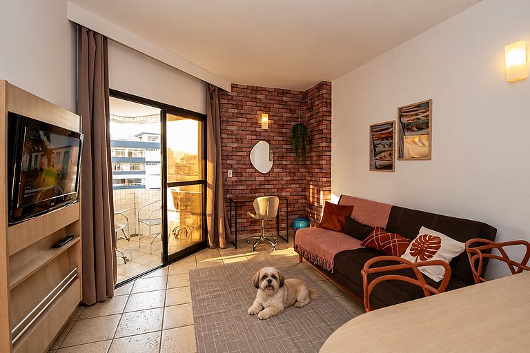 SHB -Santos Living • Piscina, Academia e Vista Mar