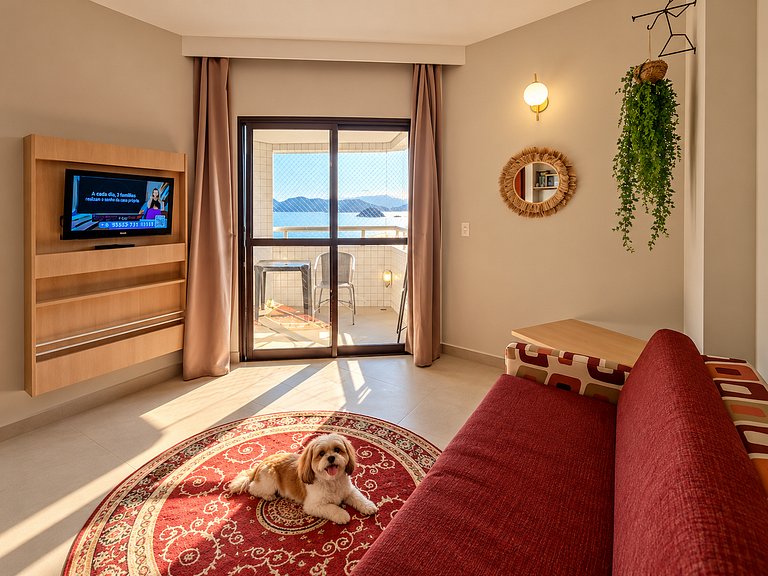 SHB - Beachfront: Varanda, Piscina e Por do Sol