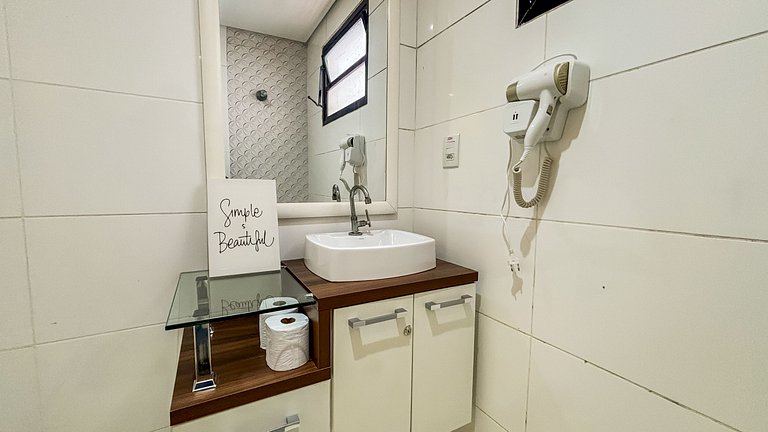 SHB • 100m da Praia | Pet Friendly | Garagem