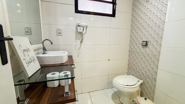 SHB • 100m da Praia | Pet Friendly | Garagem